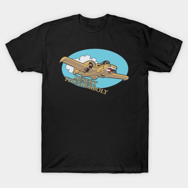 Desert Thunderbolt T-Shirt by MBK